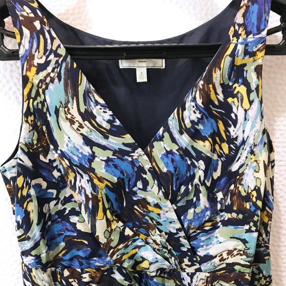 ANTHROPOLOGIE SILK OAK APPLE DRESS - Picture 5 of 8